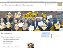 Tablet Screenshot of birminghamlibdems.org.uk